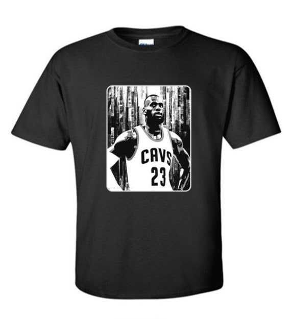 Lebron James Black Crew T-shirt 