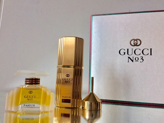 GUCCI No. 3 Parfum & Refillable Metal Canister Box - Etsy Sweden