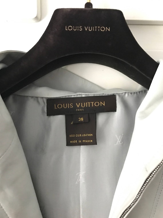 LOUIS VUITTON Women's Hooded Leather Jacket NEVER Used 