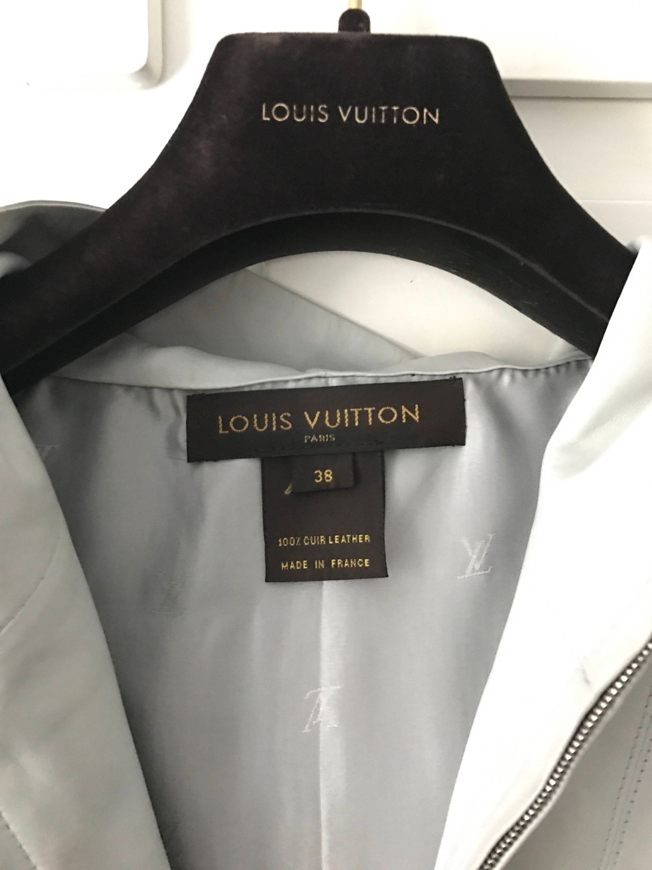 Buy LOUIS VUITTON Women's Hooded Leather Jacket NEVER Used Online in India  