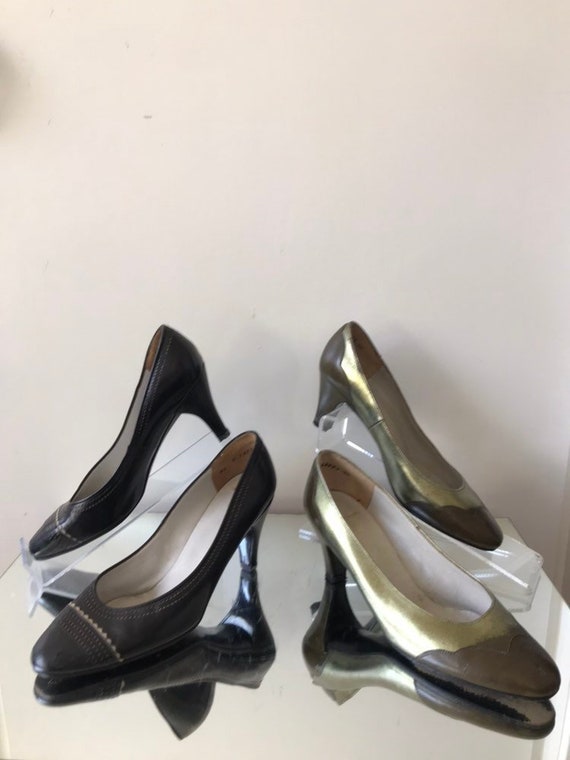 Christian Dior set of 2 pairs Vintage 1960's Shoes