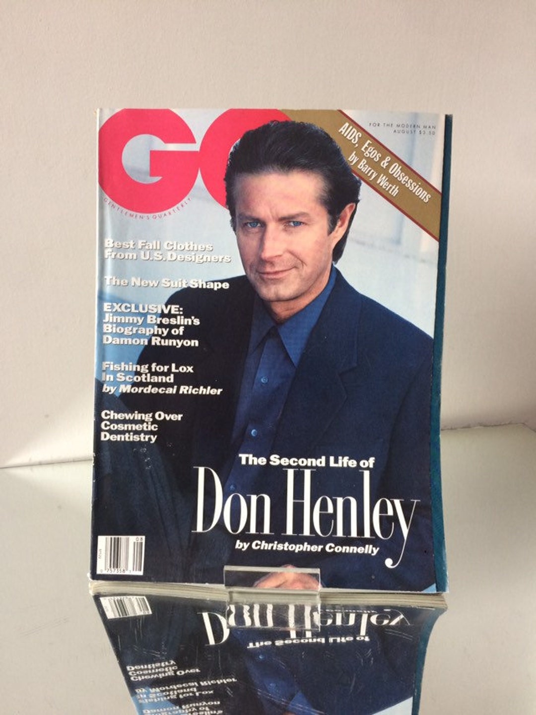 GQ Magazine. 1991 August Issue - Etsy