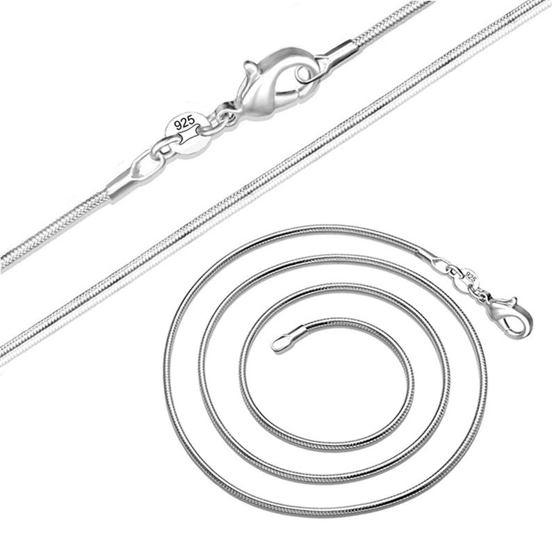 A snake chain with lobster clasp