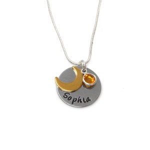 Love you to the Moon and Back Necklace - Personalised - Gift Boxed