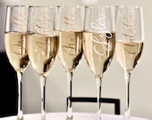 Bridesmaids Champagne Flutes, Custom Champagne flutes, Custom champagne glasses, Bridesmaid gift, Custom champagne flutes, mothers day