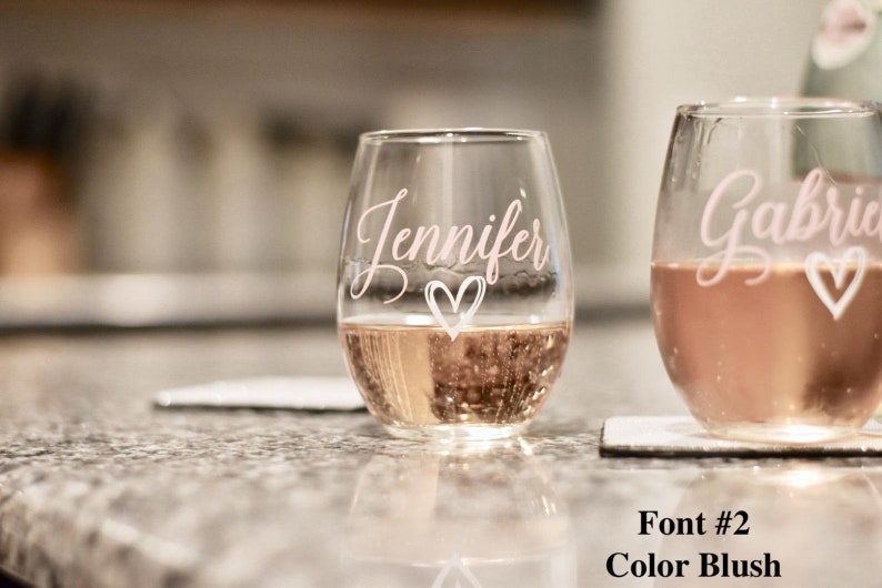 Custom Wine Glass Custom Wine Glasses Personalized Wine Etsy