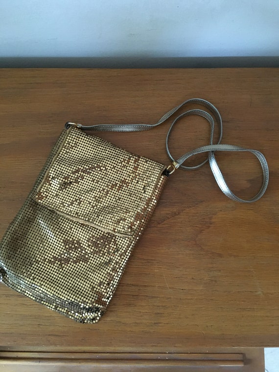 Vintage Whiting and Davis Purse / Disco shoulder b