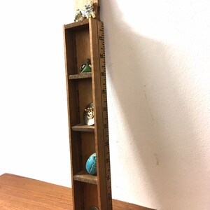 Estante de pie vintage / estante de madera hecho a mano | Etsy