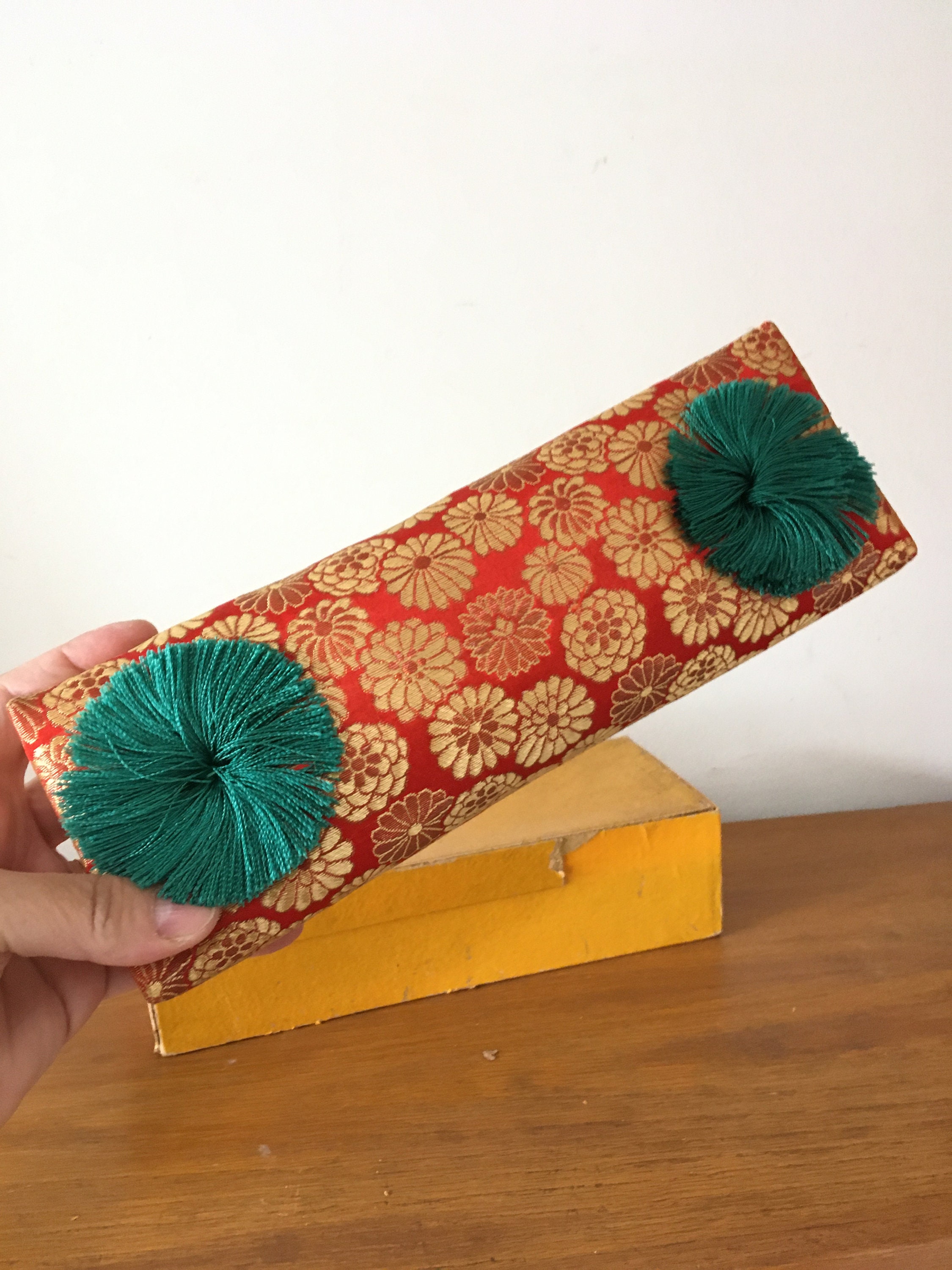 Vintage Japanese Pillow / lumbar pillow arm rest geisha Etsy