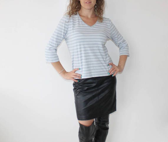 MARIMEKKO Nautical Shirt Long Sleeves Top Light Bl
