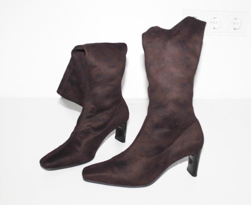 Square Toe Booties - Etsy