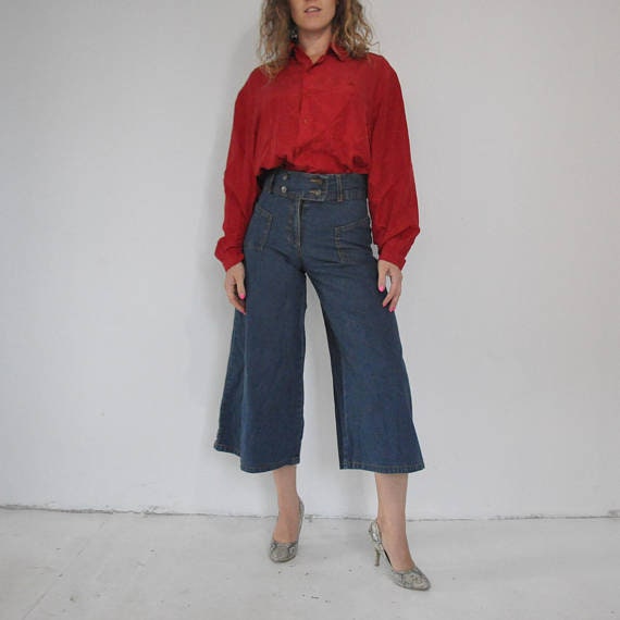 gaucho jeans capris