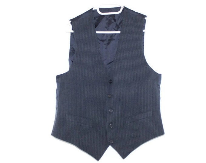 Vintage Men Navy Blue Steampunk Vest Formal Gentlemen's - Etsy