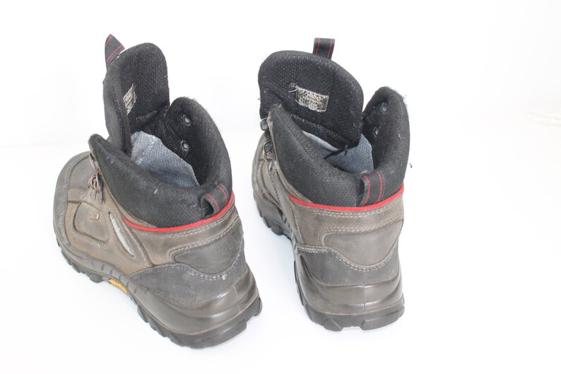 US 7.5 Leather Vintage Trekking Boots Chunky Sole 80s Brown Columbia Hiking Trail Boots Outdoors Footwear Mountaineering Boots EUR 38 UK 5