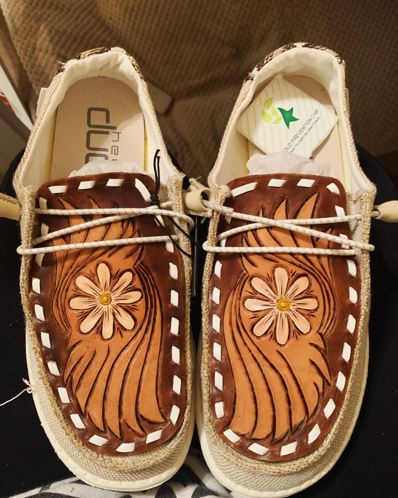 hey dude custom leather
