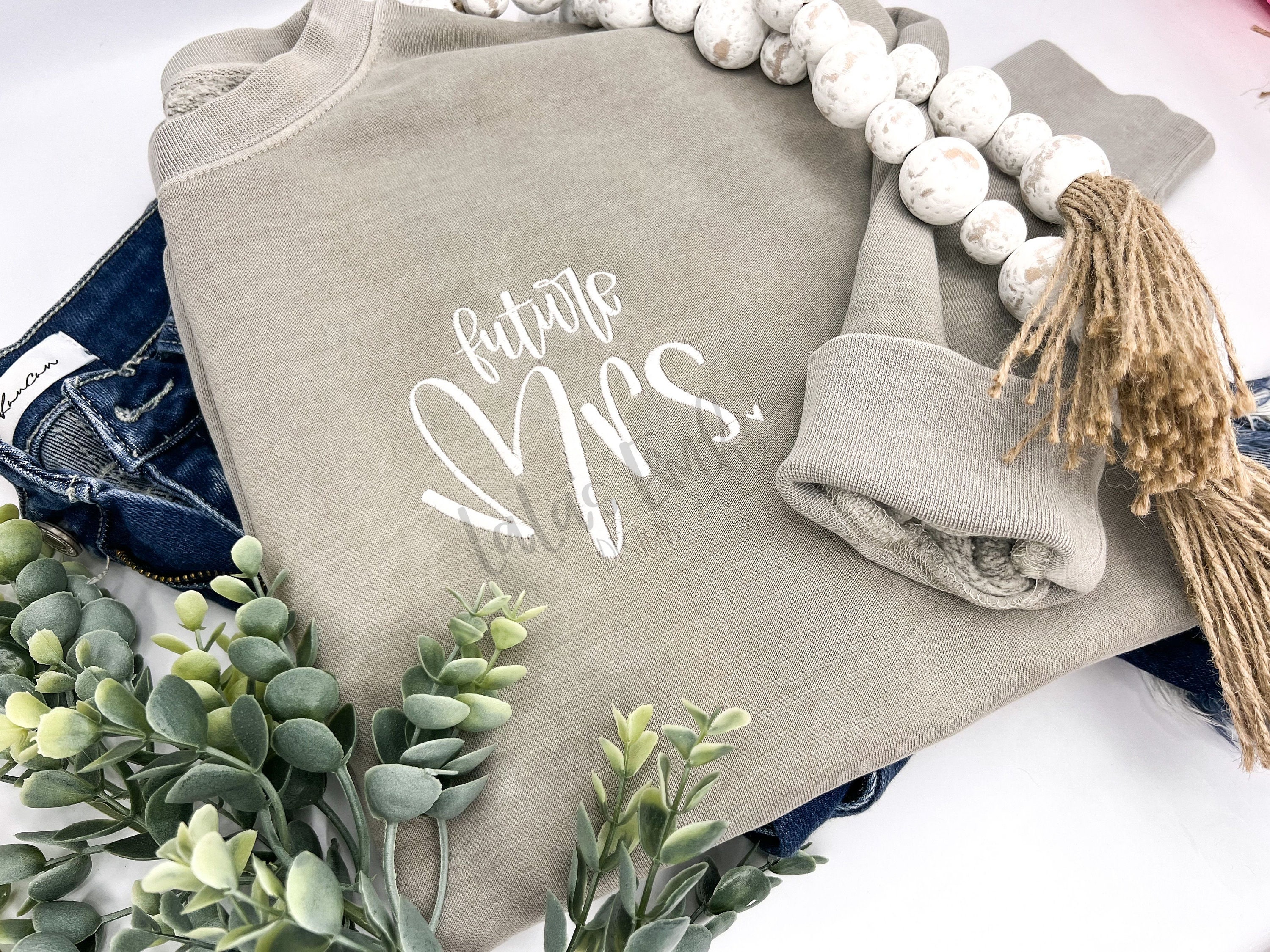 Future Mrs. Embroidery Design - Hand Lettered Design ** Instant ...