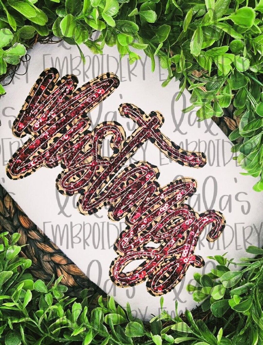 MUSTANGS Double Stack Team Applique Design - Hand Lettered Design - Etsy