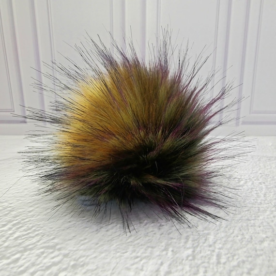 5" Precut Square Dense Long Pile Faux Fur Fabric Gold Red Purple Green For Poms and Gnome Beards