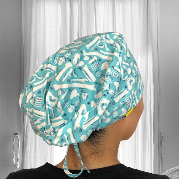 Ortho Bones Scrub Caps for women, orthopedic surgeon gift, ortho nurse, nurse preceptor gift, surgical tech, surgery cap