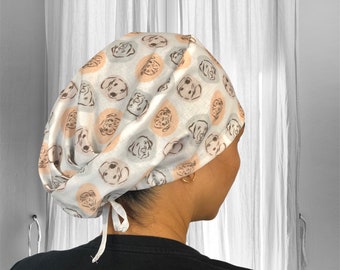 Pug Scrub Cap - Etsy