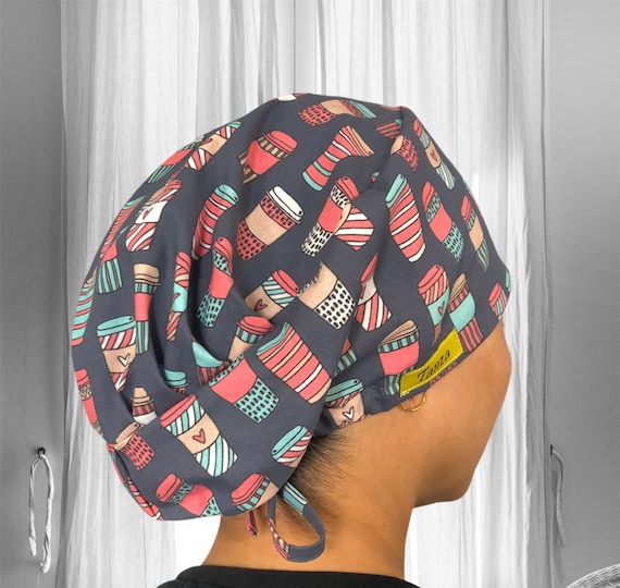 Coffee Cup SCRUB CAPS Surgical Cap 