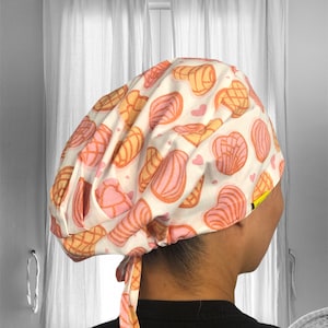 Mexican Scrub Caps, CONCHA Surgical cap,  scrub caps for Women, Pan De Dulce Scrub hats, latina Nurse gifts, hispanic