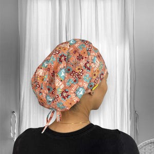 Diprivan Anesthesia scrub caps for women, 1970s anesthesiologist gift, hippie CRNA surgical caps, anesthesia tech scrub hat, hippie, groovy
