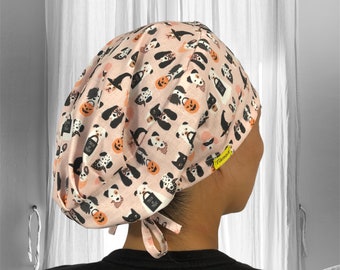 Gorros quirúrgicos para perros de HALLOWEEN, gorro quirúrgico de cirujano, gorros quirúrgicos para mujer, gorros quirúrgicos veterinarios, regalos para enfermeras recién graduadas, regalos para técnicos veterinarios
