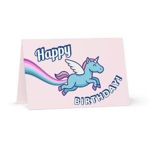 Birthday card Unicorn