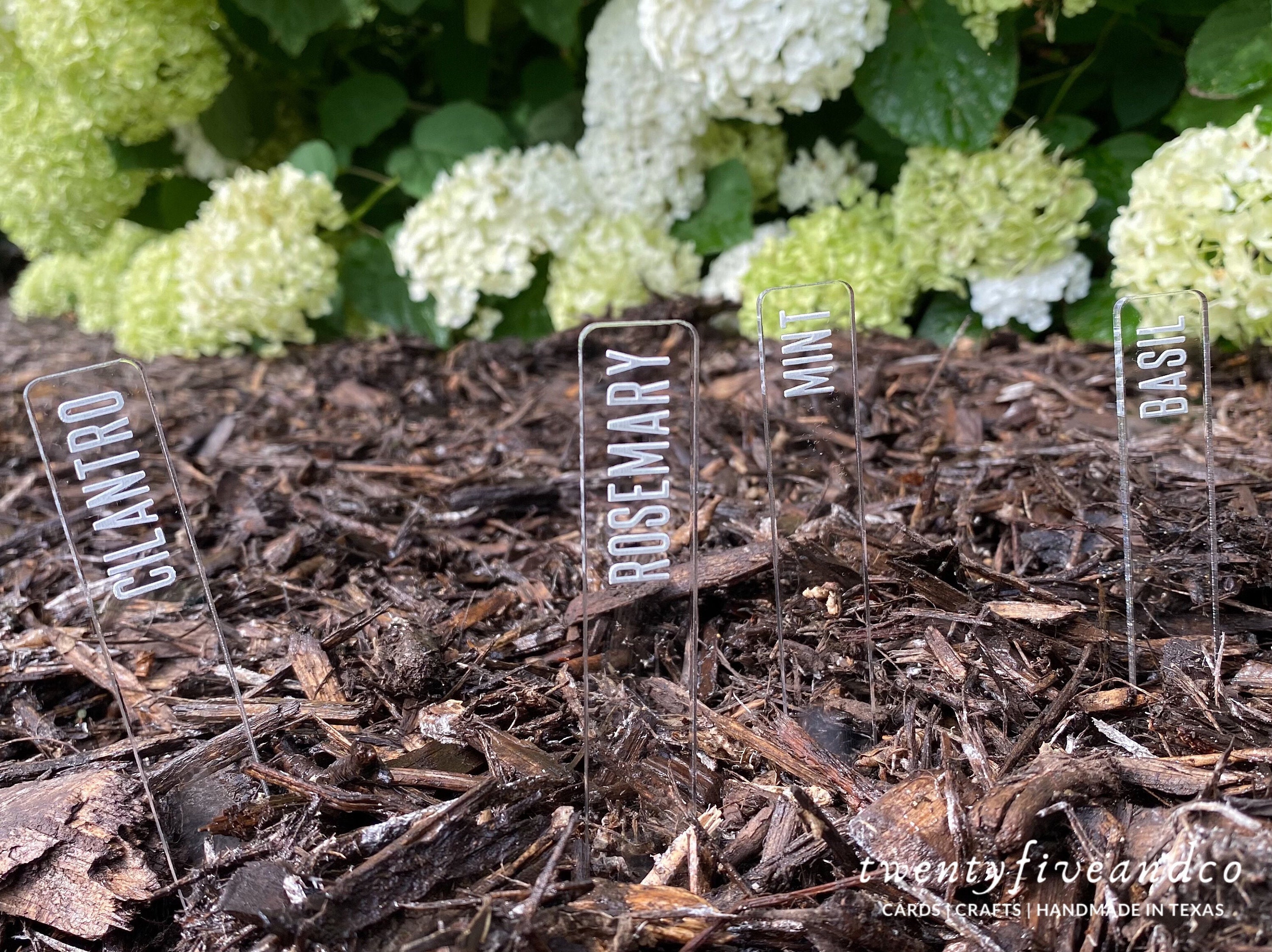 Botanical labels garden markers