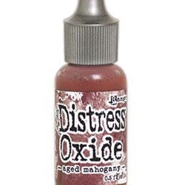 Ranger Tim Holtz Distress (R) Oxide (R) Reinker, Aged Mahogany, 0.5 oz Bottle