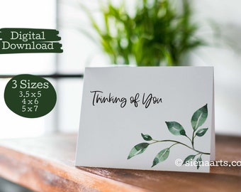 3 SIZES - Printable Minimalist Anniversary Card, Instant Download