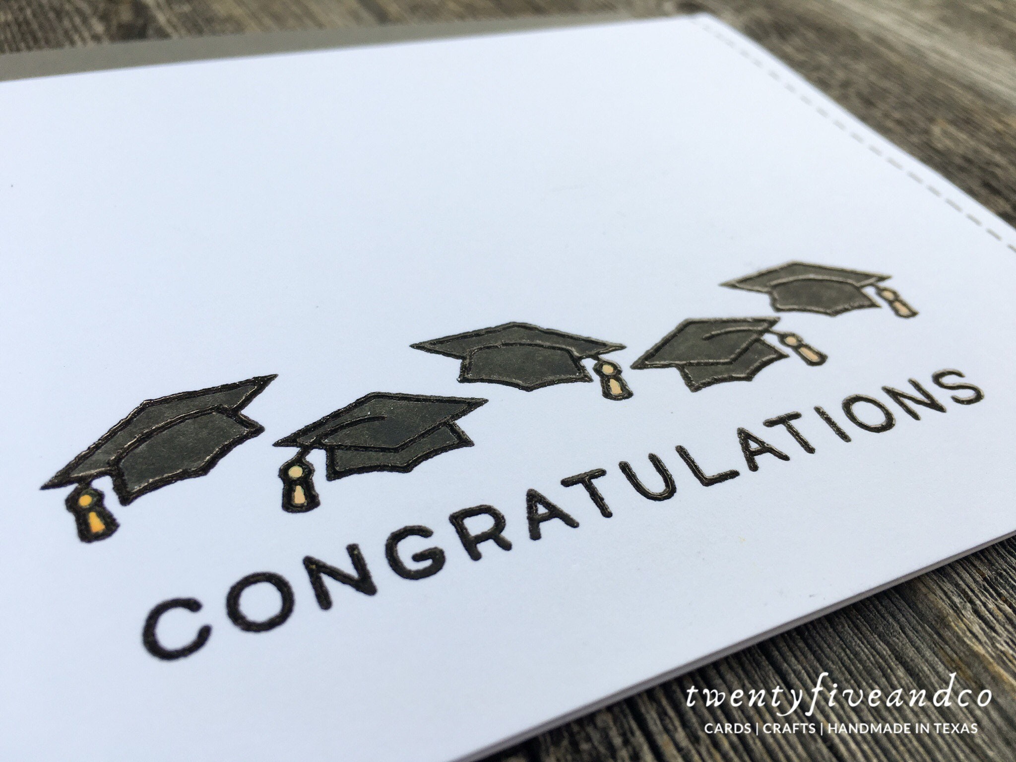 SINGLE CARD Hand Painted Watercolor Graduation Card - Etsy