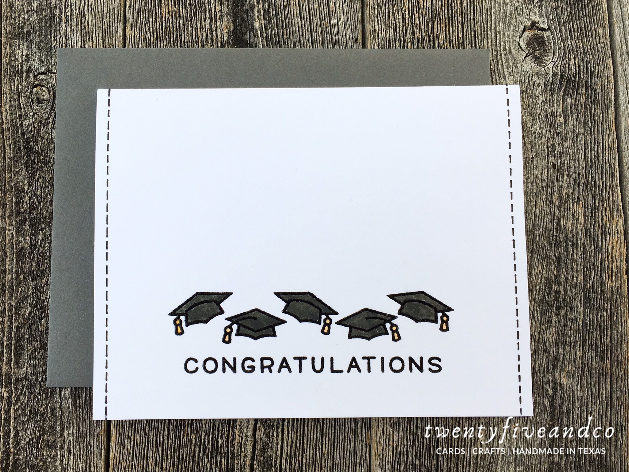 Set of 5 Hand Painted Watercolor Graduation Cards Minimalist - Etsy