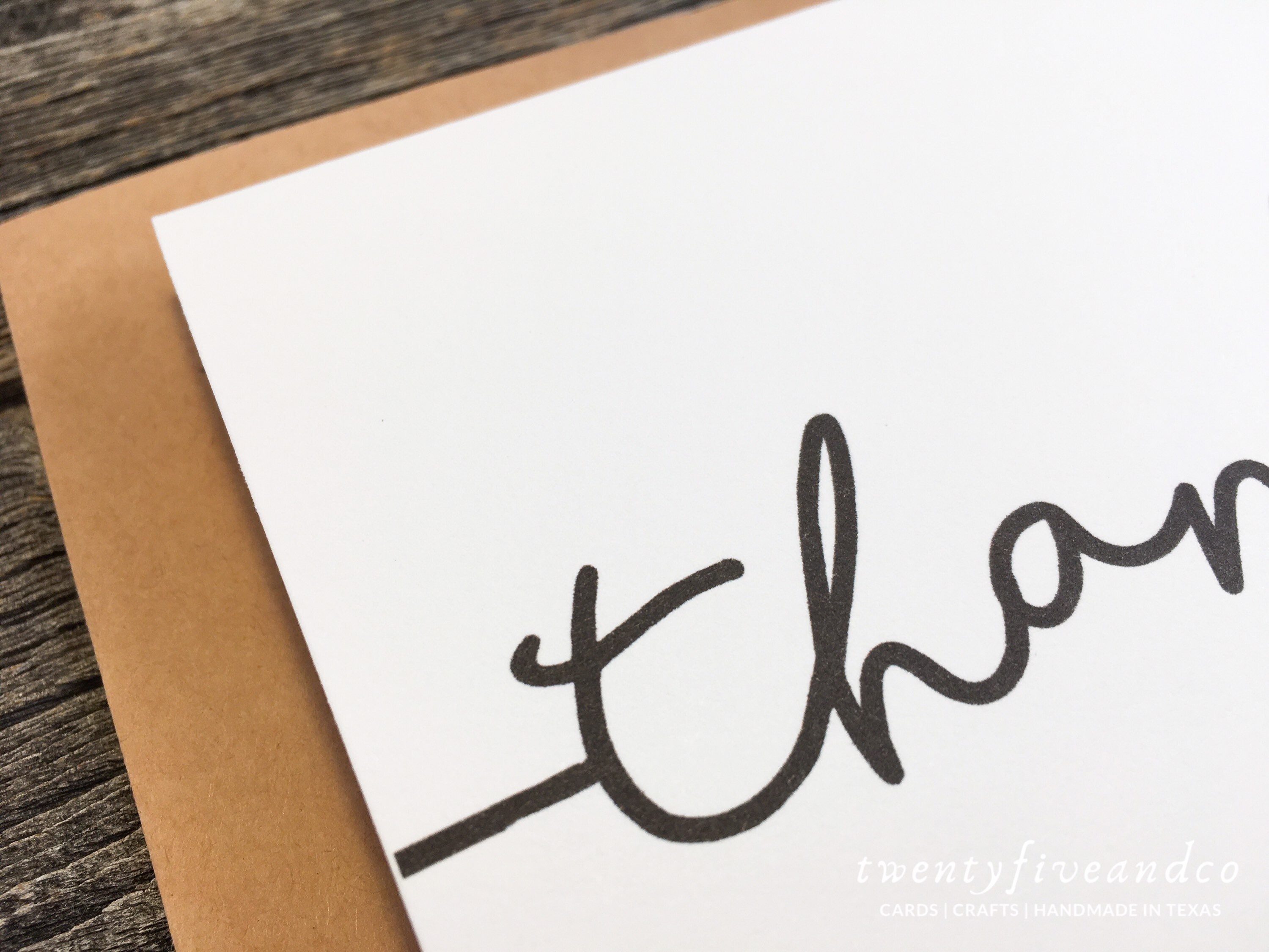 Black and White Thank You Cards Set Modern Wedding Thank You Etsy