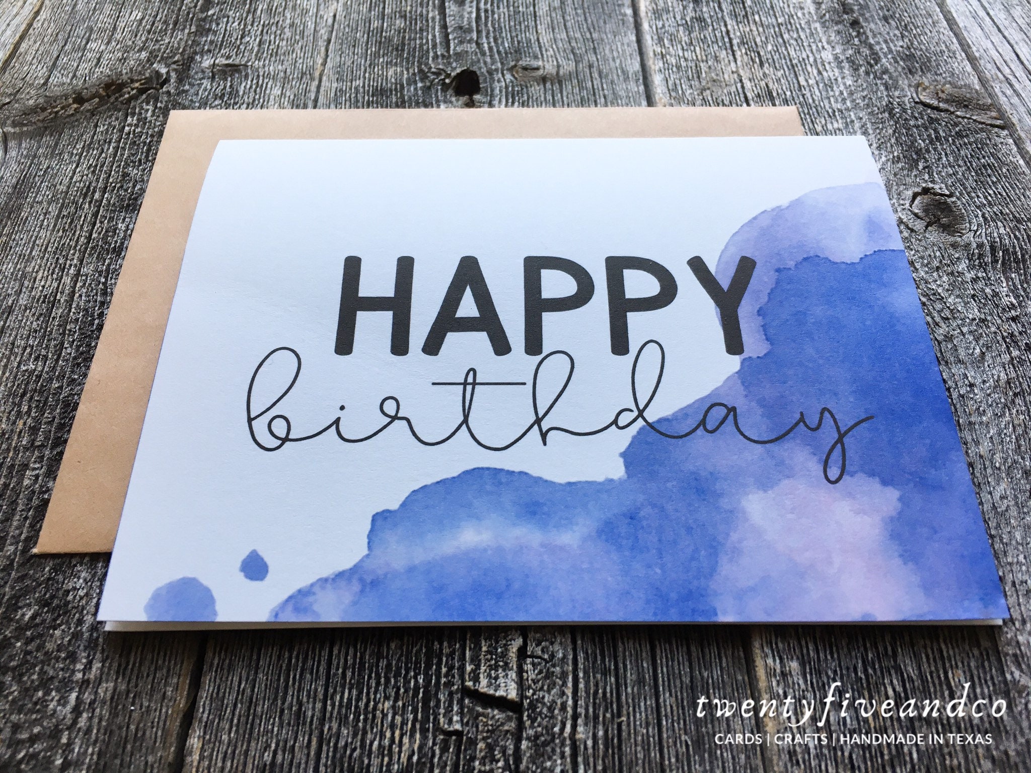 set watercolor print happy birthday cards minimalist birthday card