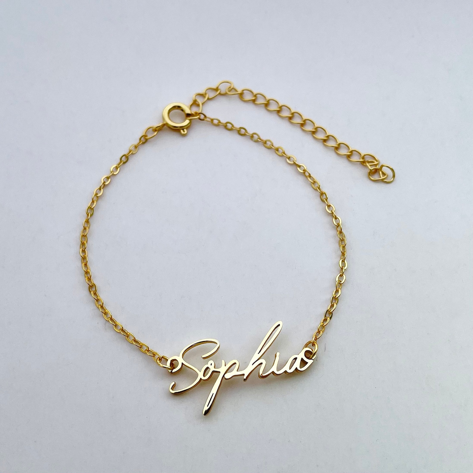 Personalized Name Bracelet Gold Name Bracelet Custom Etsy UK