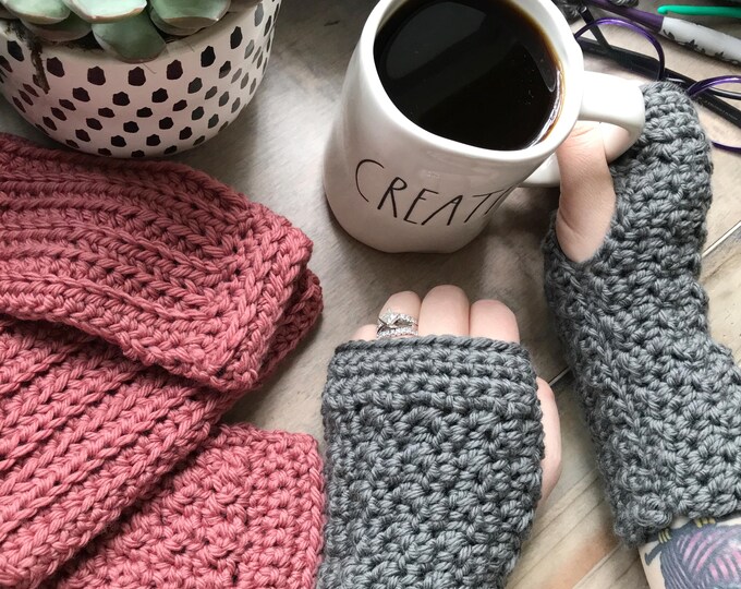 Autumn Cozy Fingerless Gloves | Luxury Collection