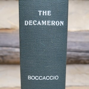 The Decameron of Geovanni Boccaccio/Books/Vintage/Illustrated/Full Page Color Illustrations/Copyright 1930/Garden City/Hardcover/Literature