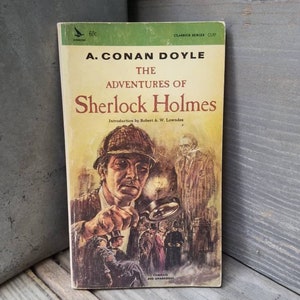 Sherlock Holmes Books/Adventures of Sherlock Holmes/Vintage Mystery Books/Mysteries/Short Stories/Arthur Conan Doyle/Classic Series/1960s