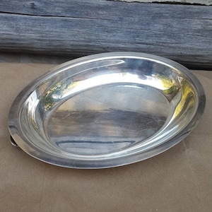 Silverplated Tray/Vintage/Thanksgiving Decorations/Table Setting/Pieces/Small Trays/Serving Trays/Silver Plated/Old Fashioned/Rustic Decor