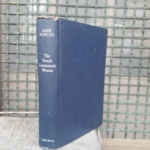 French Lieutenants Woman/Fowles/Historical Fiction/Classics/Romance Novels/Blue Hardcover/Victorian/1960s/Mid Century/English Literature