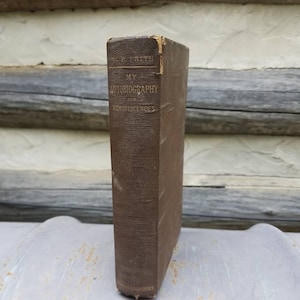 1888 My Autobiography and Reminiscences, W P Frith- 1800&#39;s Antique Books/English Painter/Art/Biographies/Biography/Autobiographies/Brown