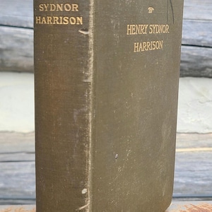 1911- Romance Fiction- Queed, Henry Sydnor Harrison/1910s Antique Books/Vintage/Novels/Old Books/Green Old Hardcover/Antique Romance Books
