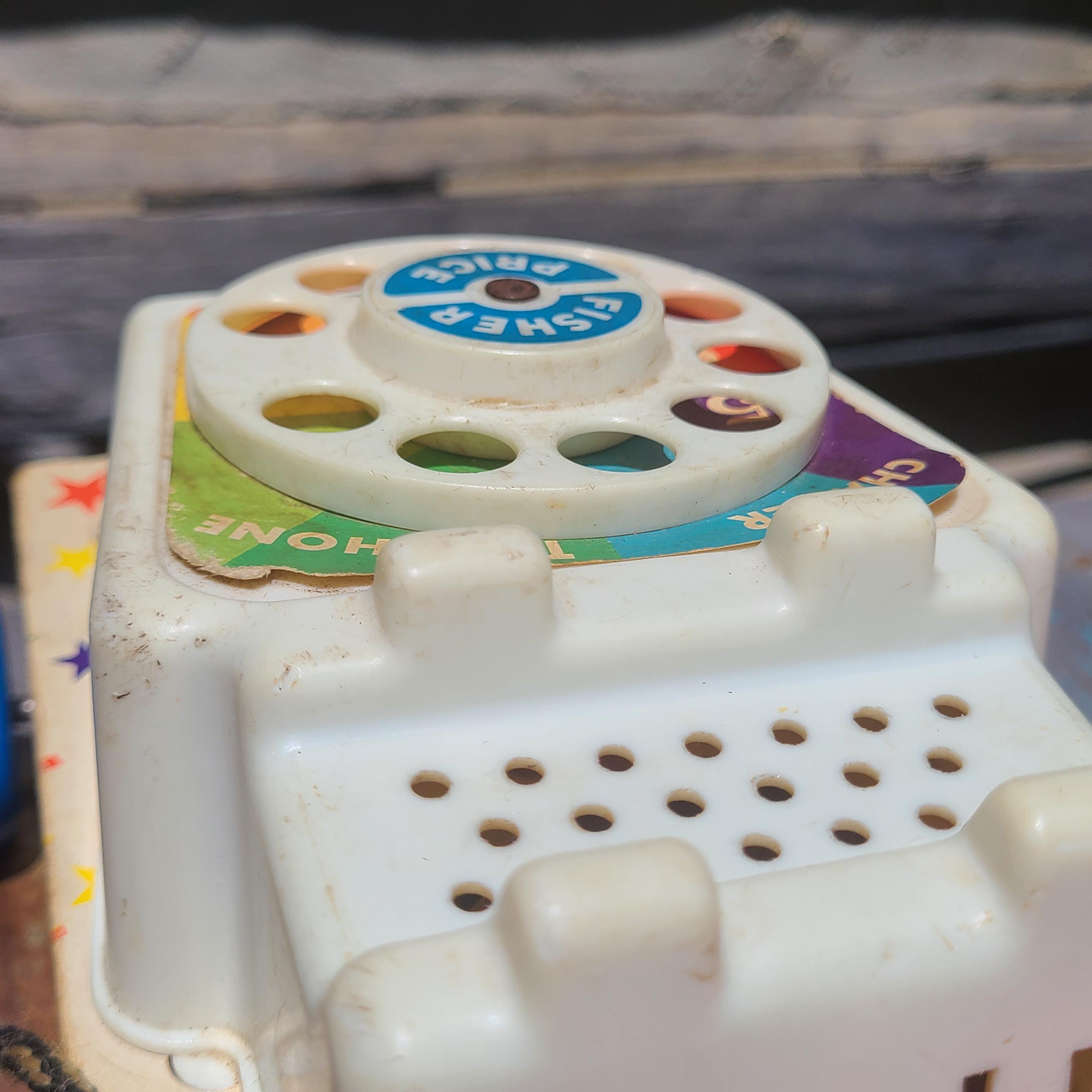 Fisher-Price 1961Chatter Phoneフィッシャープライス Fisher Price Chatter Phone/c. 1960s/1970s/vintage/toys