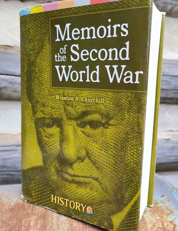 Memoirs of the Second World War- Winston Churchill- Vintage WWII