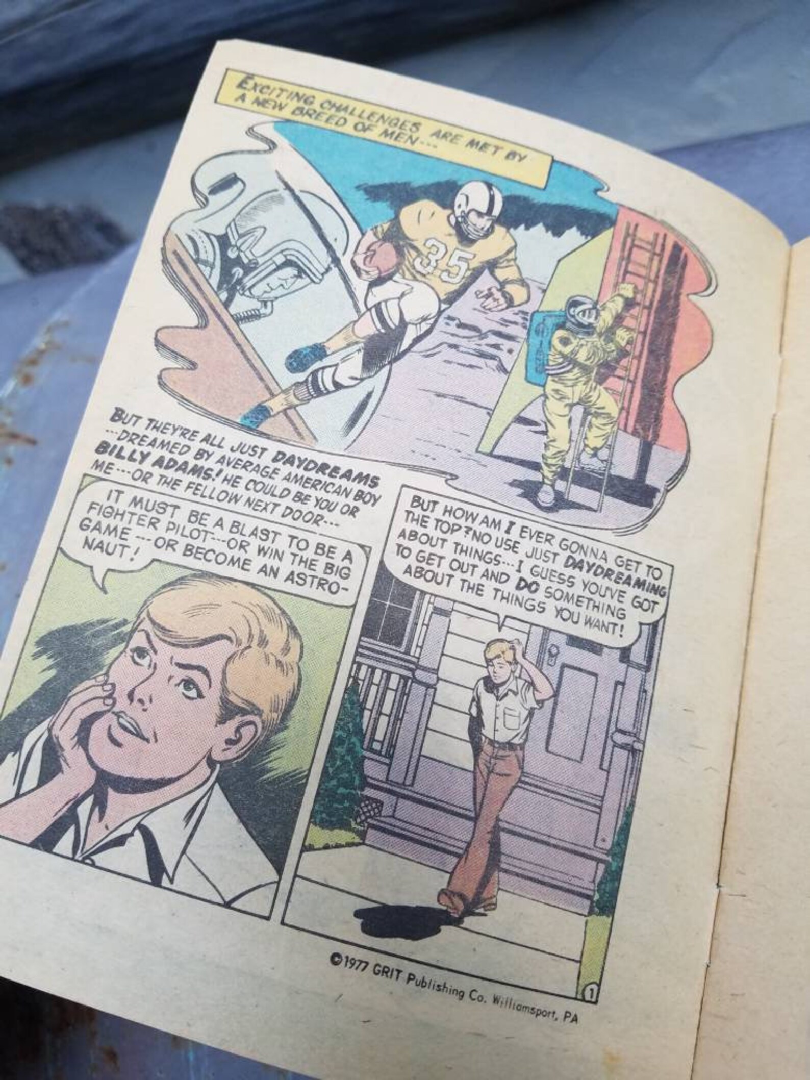 Old GRIT Comic Book Ad/Paper Ephemera/Vintage Etsy