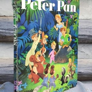 Walt Disney&#39;s Peter Pan/Big Golden Book/Disney Books/1970&#39;s Vintage Book/Children&#39;s Books/Kid&#39;s Books/Illustrated/Fantasy/Lost Boys/Magic