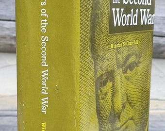 Memoirs of the Second World War- Winston Churchill- Vintage WWII Books/WWII History- Autobiographies/Military/England- 6 Volumes in 1
