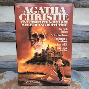 Agatha Christie Mystery Collection, 1986, Five Novel Collection - Mystery, murder, crime, detective, detective stories, novel, mysteries